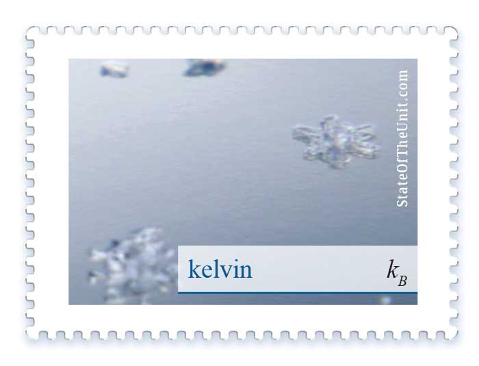 A snowflake fragment on a half-sized replica of the IPK